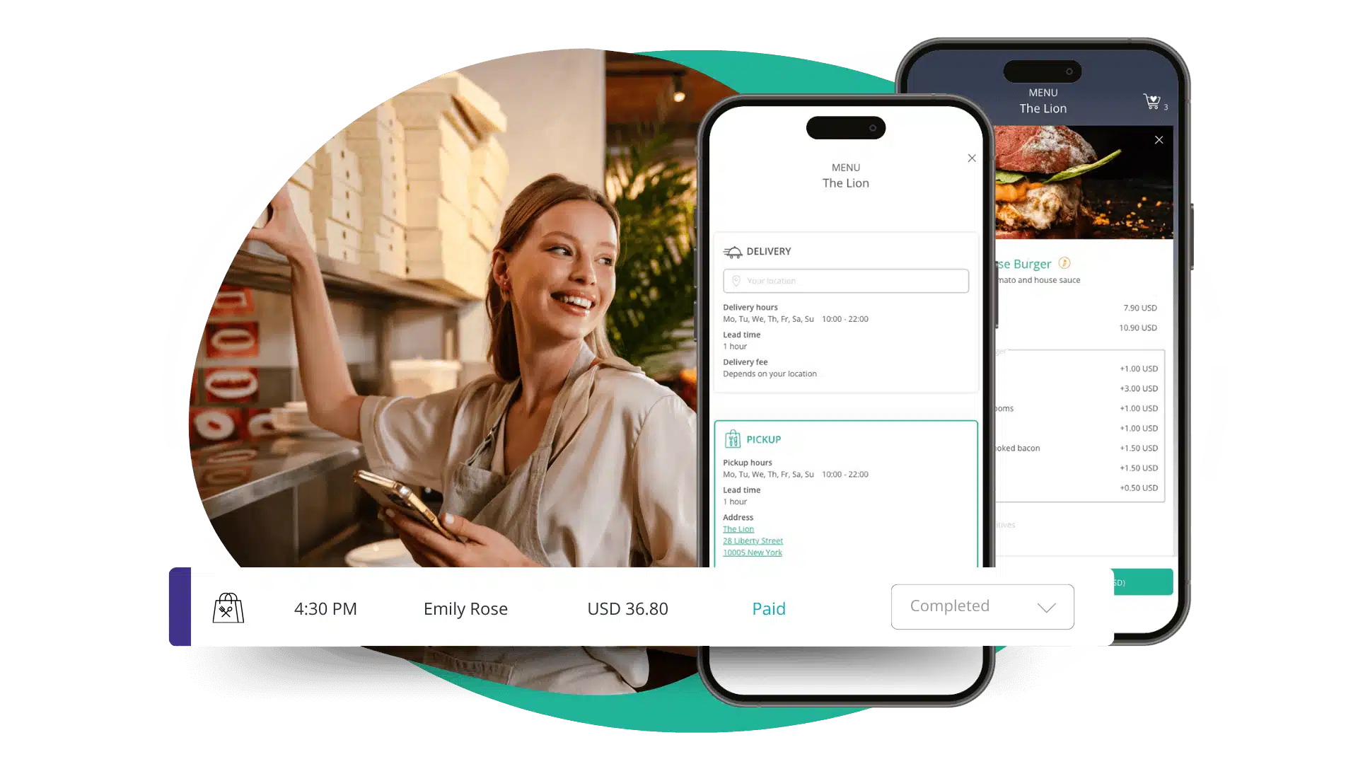 Online Ordering System for Restaurants and Delivery Services