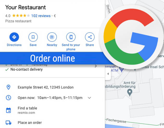 google food ordering synch